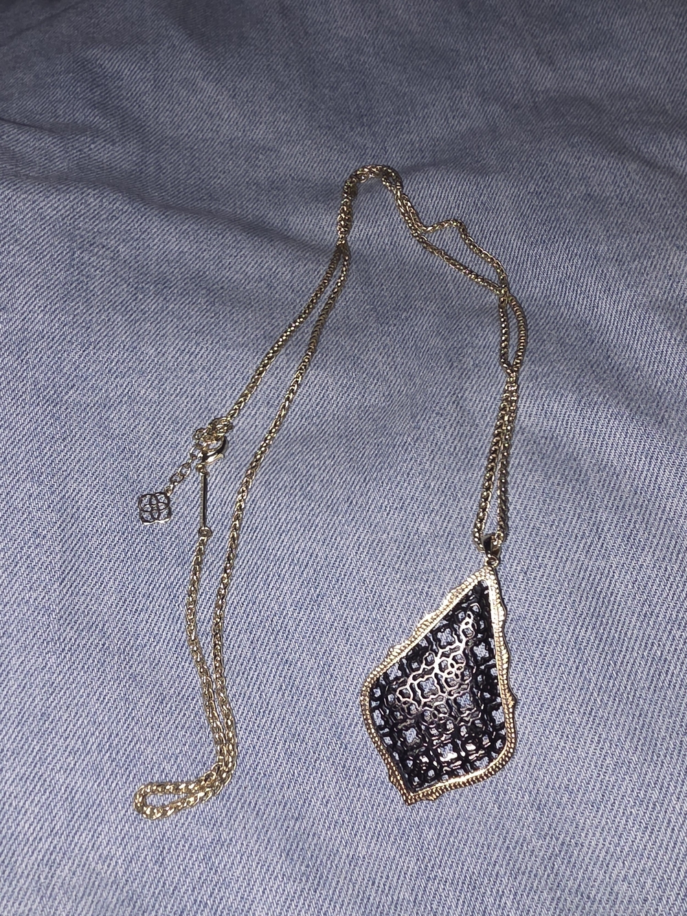 Kendra Scott Aiden Pendant Necklace Long FiligrePendant Necklace - Women Jewelry